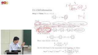 Lec08 消息理論 Chapter 2：Information Measures for Discrete Systems: 2.1.1 Self-information...