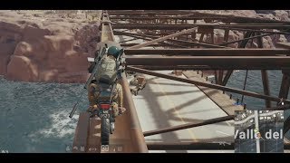 PUBG Miramar　鉄骨渡りから