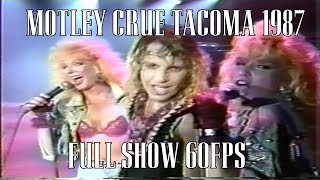 Motley Crue - Live at  Tacoma Dome, WA, USA (10.15.1987) (60FPS)