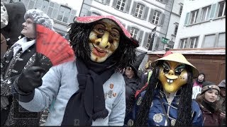 Luzerner Fasnacht: Wildes Treiben in der Altstadt  - Luzern - 2018 - Schmudo