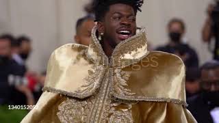 Lil Nas X arrives at the 2021 Met Gala Celebrating In America: A Lexicon Of Fashion