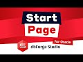 Start Page in dbForge Studio for Oracle