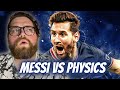 NFL Fan REACTS to “Messi vs Physics!”