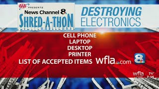 News Channel 8 Shred-A-Thon today