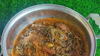 Woste haakh | Kashmiri style Red Spinach recipe | Woste haakh teh doudh