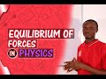 EQUILIBRIUM OF FORCES - Explained