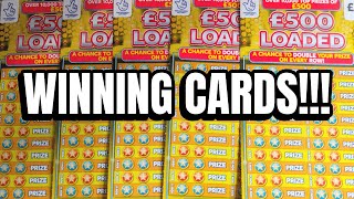 I FOUND SOME WINNING CARDS - £500 LOADED SCRATCHCARD