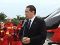 Primul-ministru Victor Ponta a participat la deschiderea Punctului de Operare Aeromedicală Galați