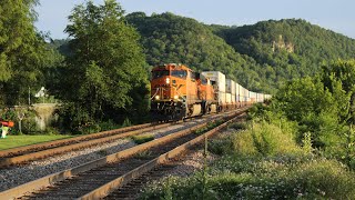 Scenic Railfanning on The BNSF Along The Mississippi River