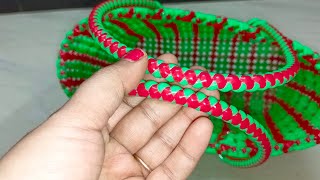 2 wire handle / 2 ஒயர் கைப்பிடி /lunch basket handle/ clear tutorial