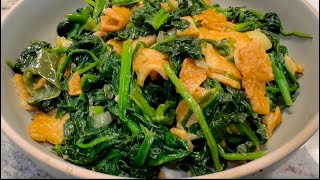 Cook delicious Spinach in 5 minutes. Easy, quick and healthy.