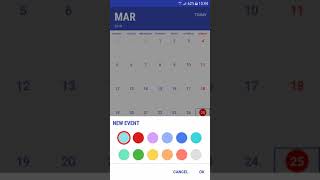 CalendarView Widget
