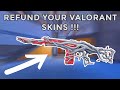 HOW TO REFUND YOUR UPGRADE OR UNUPGRADE SKIN NOW FOR KURONAMI BUNDLE - Valorant