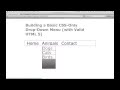 CSS-Only Drop-Down Menu