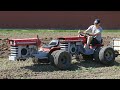 Massey Ferguson 12 Tandem Lawn Mower Tractor out in the field during show day | DK Agriculture