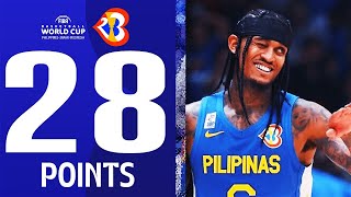 Jordan Clarkson Drops 28 Points In The Philippines #FIBAWC Action vs The Dominican Republic!