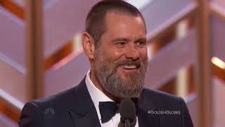 He is two-time Golden Globe winner Jim Carrey.