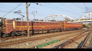 WAG 5 Double Locomotives heavy Engine Sound and loud Horn