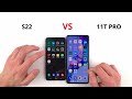 Samsung S22 vs 11T Pro | SPEED TEST