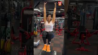 Ramya Pandian Hot Gym work out