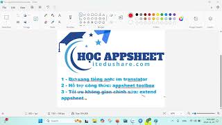 3 công cụ cơ bản hỗ trợ học appsheet