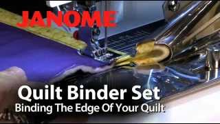 Janome quilt binder set