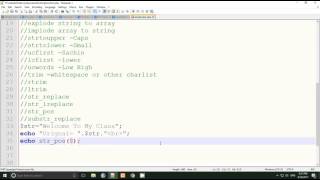 php tutorial in hindi part 26 String Function in PHP