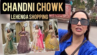 Choosing lehenga for my brother’s wedding with @TheMoiBlog Chandni Chowk