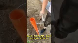 sangat kreatif! alat penanam bibit