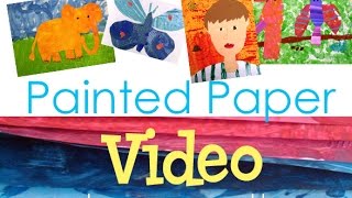 How to Make Painted Paper