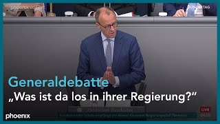 Friedrich Merz bei der Generaldebatte zum Bundeshaushalt 2022 am 01.06.22