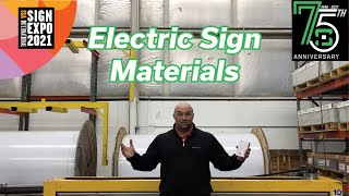 Electric Sign Materials – ISA 2021 – Polymershapes Virtual Booth