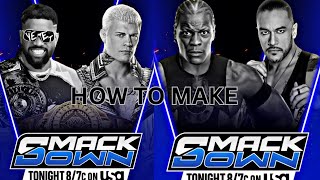 How to Make my WWE Match Cards (Tutorial)