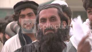 PAKISTAN: REFUGEES AT CAMP IN BANNU AND FOOD AID