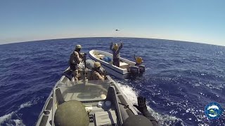 EUNAVFOR MED - op. SOPHIA ESPS Reina Sofia during a boarding operation