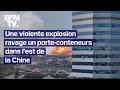 Chine: une explosion sur un porte-conteneurs dans le port de Ningbo