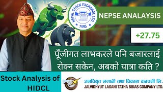 NEPSE Technical Analysis/NEPSE Update/NEPSE Chart Analysis/HIDCL Analysis /Raju Paudel.