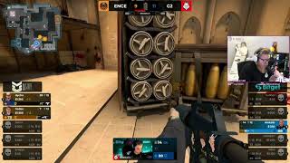 fl0m Reacts to Aleksib 1v2 Clutch #csgo #flom #pgl #aleksib #niko #g2 #monesy #ence #jackz #dycha