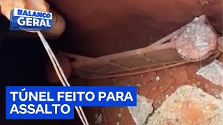 Túnel escavado por criminosos na zona leste de SP teria transportadora de valores como destino