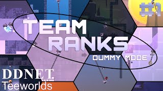 Teeworlds | Non-standard way to finish dummy maps #1 (teamranks)