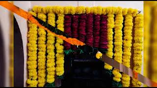 Doors Decoration with Marigold Flowers (Banthi Puvvulu)