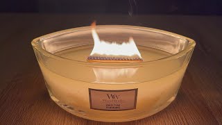 Asmr crackling candle (woodwick no talking) 45 min