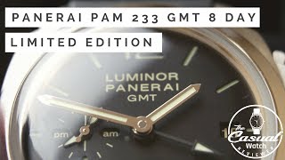 PANERAI PAM 233 8 Day GMT Limited Edition Review