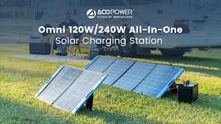 Now on Kickstarter: Omni 120W \u0026 240W All-In-One Solar Charging Station