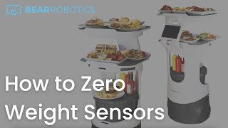 How to Zero Weight Sensors