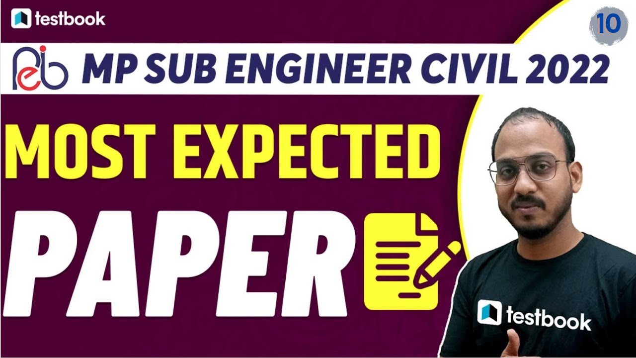 MP Sub Engineer 2022 | MP Sub Engineer Practice Set 10 | Sub Engineer ...