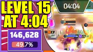 Personal Fastest LEVEL 15 RECORD on Theia Sky Ruins | Pokemon Unite