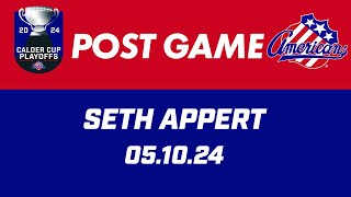 Seth Appert Post Game | 05.10.24