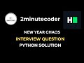 HackerRank - New Year Chaos - Python Solution