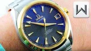 Omega Seamaster Aqua Terra Steel Gold 38.5mm 231.20.39.21.06.004 Luxury Watch Review